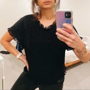 Cupcakes & Cashmere Justeen Tweed Blouse